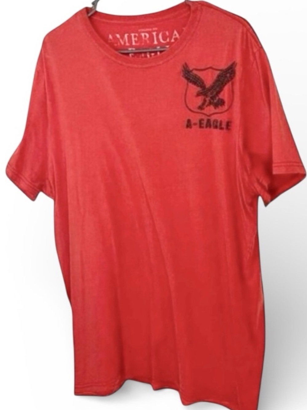 American Eagle Orange Eagle Graphic Tee XL Men’s Logo T-Shirt